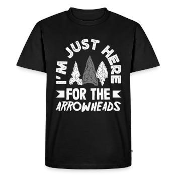 Arrowhead Hunter Archery Arrowhead - Men's Premium Organic T-Shirt - black - Front - Nico (187cm)