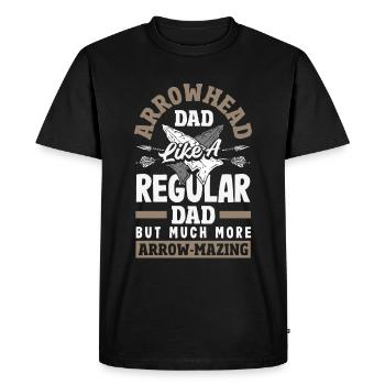 Arrowhead Hunter Archery Arrowhead - Men's Premium Organic T-Shirt - black - Front - Nico (187cm)