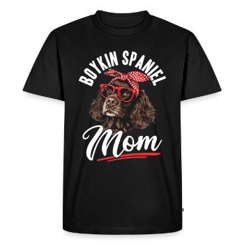 Boykin Spaniel Dog Breed Boykin Spaniel Mom - Men's Premium Organic T-Shirt - black - Front - Nico (187cm)