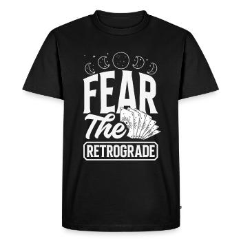 Retrograde planets Mercury retrograde - Men's Premium Organic T-Shirt - black - Front - Nico (187cm)
