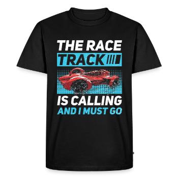 Simulator Cockpit Esports Sim Racing - Men's Premium Organic T-Shirt - black - Front - Nico (187cm)