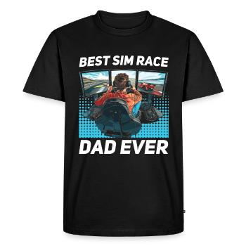 Simulateur Cockpit Esports Sim Racing - T-shirt Premium bio Homme - noir - Devant - Nico (187cm)