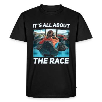Simulateur Cockpit Esports Sim Racing - T-shirt Premium bio Homme - noir - Devant - Nico (187cm)