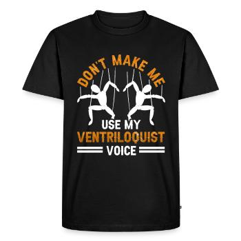 Puppeteer, puppeteer - Men's Premium Organic T-Shirt - black - Front - Nico (187cm)