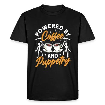 Puppeteer, puppeteer - Men's Premium Organic T-Shirt - black - Front - Nico (187cm)
