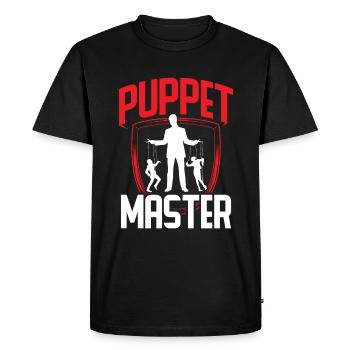 Puppeteer, puppeteer - Men's Premium Organic T-Shirt - black - Front - Nico (187cm)