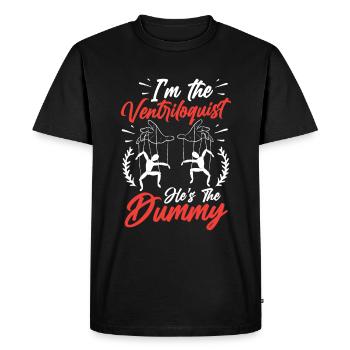 Puppeteer, puppeteer - Men's Premium Organic T-Shirt - black - Front - Nico (187cm)