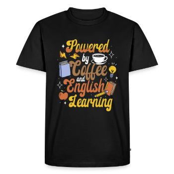 English Teacher English Learner ELL Teacher - Men's Premium Organic T-Shirt - black - Front - Nico (187cm)