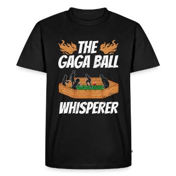 Ballon Dodgeball Hexagon Pit Sports Gaga - T-shirt Premium bio Homme - noir - Devant - Nico (187cm)