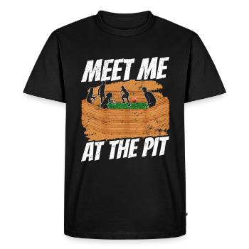 Ballon Dodgeball Hexagon Pit Sports Gaga - T-shirt Premium bio Homme - noir - Devant - Nico (187cm)