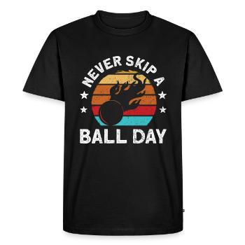 Ballon Dodgeball Hexagon Pit Sports Gaga - T-shirt Premium bio Homme - noir - Devant - Nico (187cm)