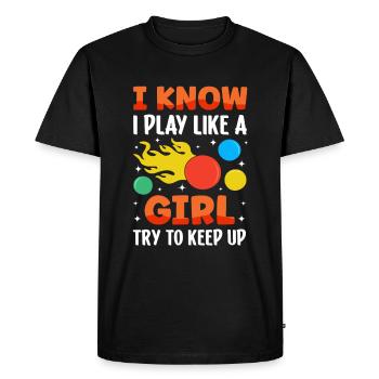 Ballon Dodgeball Hexagon Pit Sports Gaga - T-shirt Premium bio Homme - noir - Devant - Nico (187cm)
