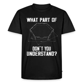 Dodgeball Hexagone Pit Sports Gaga Ball - T-shirt Premium bio Homme - noir - Devant - Nico (187cm)