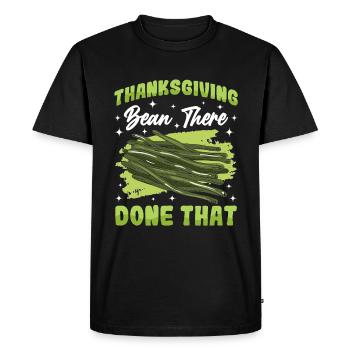 Thanksgiving casserole with green beans - Men's Premium Organic T-Shirt - black - Front - Nico (187cm)