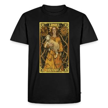 Easter Eostre Pagan Spring - Men's Premium Organic T-Shirt - black - Front - Nico (187cm)