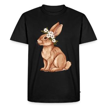 Easter Eostre Pagan Spring - Men's Premium Organic T-Shirt - black - Front - Nico (187cm)
