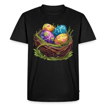 Easter Eostre Pagan Spring - Men's Premium Organic T-Shirt - black - Front - Nico (187cm)