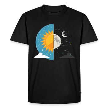 Easter Eostre Pagan Spring - Men's Premium Organic T-Shirt - black - Front - Nico (187cm)