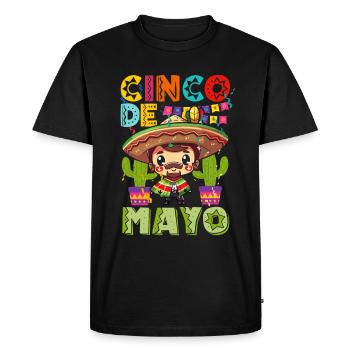 Fiesta mexicaine Cinco De Mayo - T-shirt Premium bio Homme - noir - Devant - Nico (187cm)