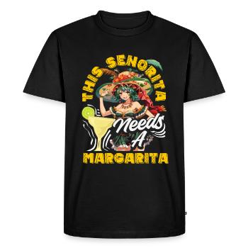 Fiesta mexicaine Cinco De Mayo - T-shirt Premium bio Homme - noir - Devant - Nico (187cm)