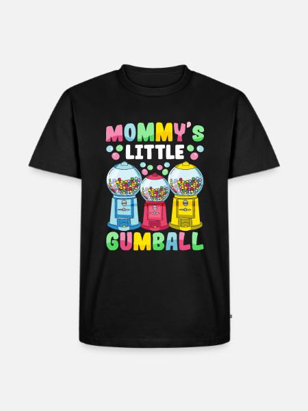 Funny chewing gum machine - Men's Premium Organic T-Shirt - black