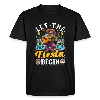 Fiesta mexicaine Cinco De Mayo - T-shirt Premium bio Homme - noir - Devant - Nico (187cm)