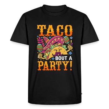 Fiesta mexicaine Cinco De Mayo - T-shirt Premium bio Homme - noir - Devant - Nico (187cm)