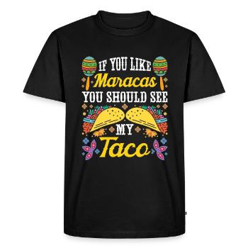 Fiesta mexicaine Cinco De Mayo - T-shirt Premium bio Homme - noir - Devant - Nico (187cm)