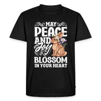 Easter Eostre Pagan Spring - Men's Premium Organic T-Shirt - black - Front - Nico (187cm)