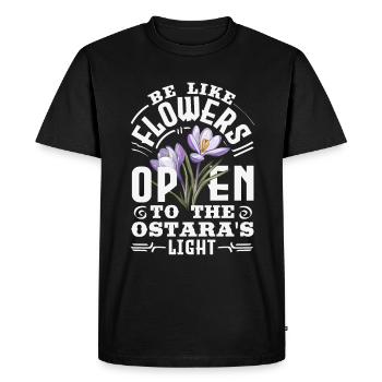Easter Eostre Pagan Spring - Men's Premium Organic T-Shirt - black - Front - Nico (187cm)