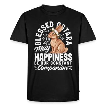 Easter Eostre Pagan Spring - Men's Premium Organic T-Shirt - black - Front - Nico (187cm)