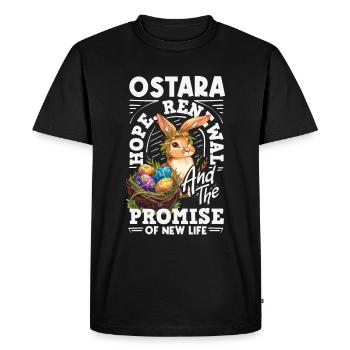 Easter Eostre Pagan Spring - Men's Premium Organic T-Shirt - black - Front - Nico (187cm)