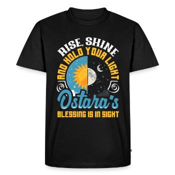 Easter Eostre Pagan Spring - Men's Premium Organic T-Shirt - black - Front - Nico (187cm)
