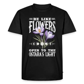 Easter Eostre Pagan Spring - Men's Premium Organic T-Shirt - black - Front - Nico (187cm)