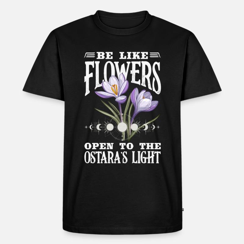 Easter Eostre Pagan Spring - Men's Premium Organic T-Shirt - black