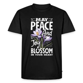 Easter Eostre Pagan Spring - Men's Premium Organic T-Shirt - black - Front - Nico (187cm)