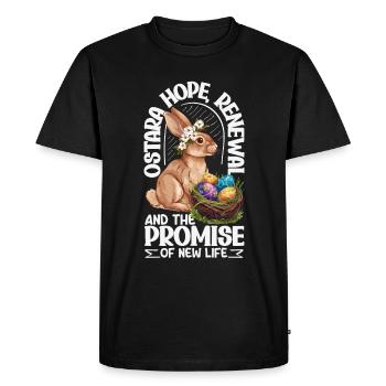 Easter Eostre Pagan Spring - Men's Premium Organic T-Shirt - black - Front - Nico (187cm)