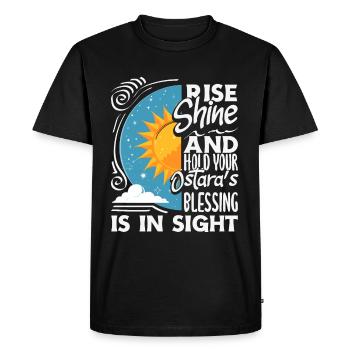 Easter Eostre Pagan Spring - Men's Premium Organic T-Shirt - black - Front - Nico (187cm)