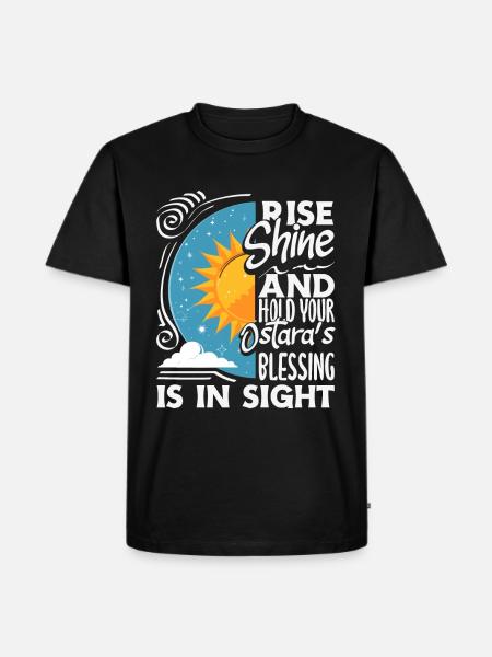 Easter Eostre Pagan Spring - Men's Premium Organic T-Shirt - black