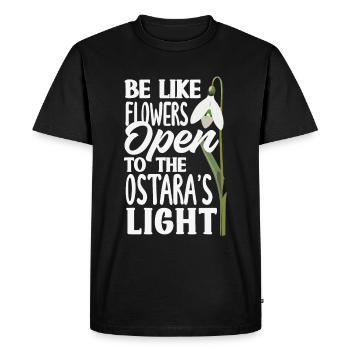 Easter Eostre Pagan Spring - Men's Premium Organic T-Shirt - black - Front - Nico (187cm)