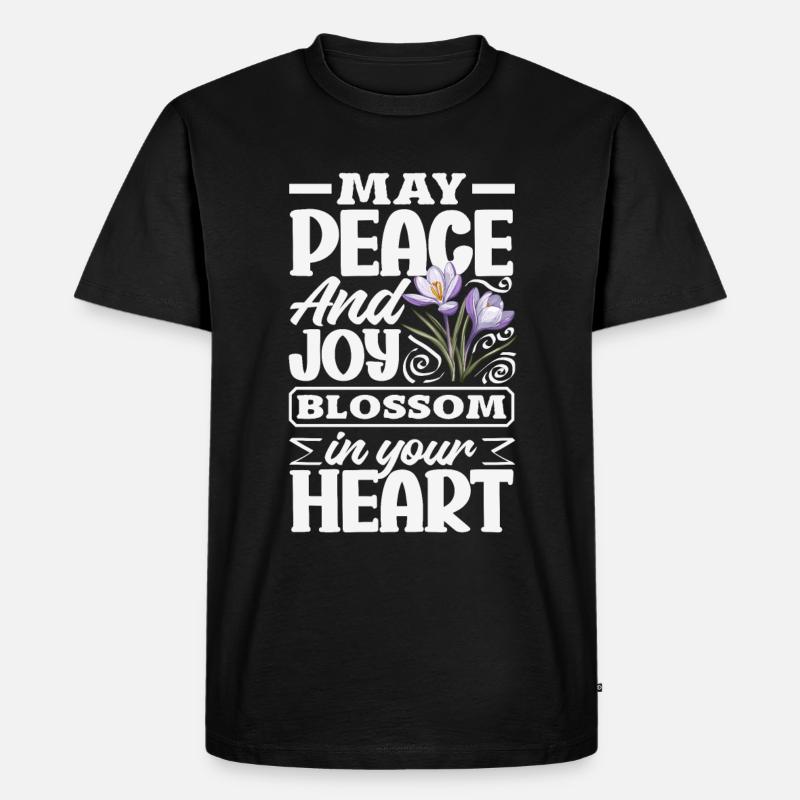 Easter Eostre Pagan Spring - Men's Premium Organic T-Shirt - black