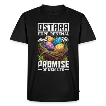 Easter Eostre Pagan Spring - Men's Premium Organic T-Shirt - black - Front - Nico (187cm)