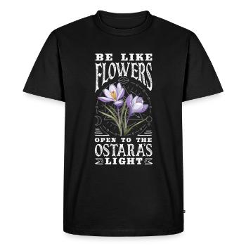 Easter Eostre Pagan Spring - Men's Premium Organic T-Shirt - black - Front - Nico (187cm)