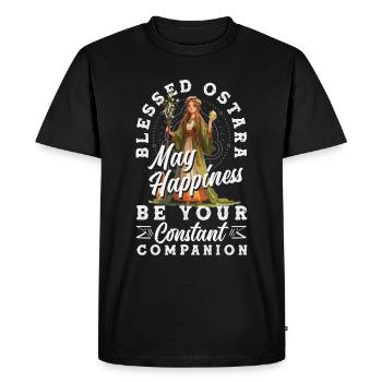 Easter Eostre Pagan Spring - Men's Premium Organic T-Shirt - black - Front - Nico (187cm)