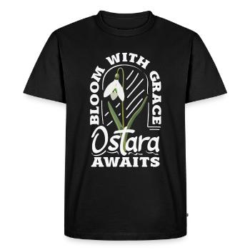 Easter Eostre Pagan Spring - Men's Premium Organic T-Shirt - black - Front - Nico (187cm)