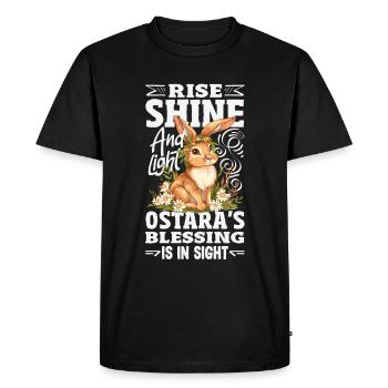 Easter Eostre Pagan Spring - Men's Premium Organic T-Shirt - black - Front - Nico (187cm)