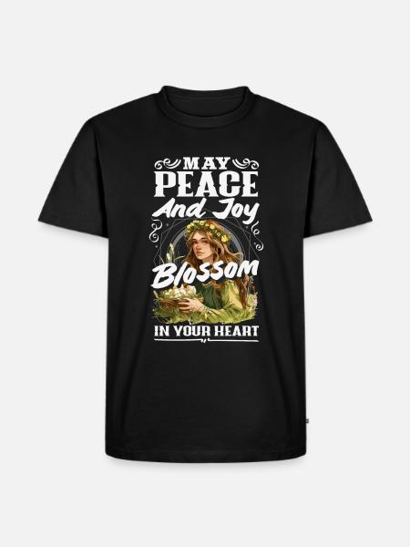 Easter Eostre Pagan Spring - Men's Premium Organic T-Shirt - black