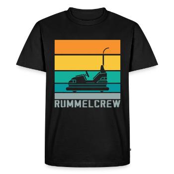 Amusement park, funfair, fair, bumper cars - Men's Premium Organic T-Shirt - black - Front - Nico (187cm)
