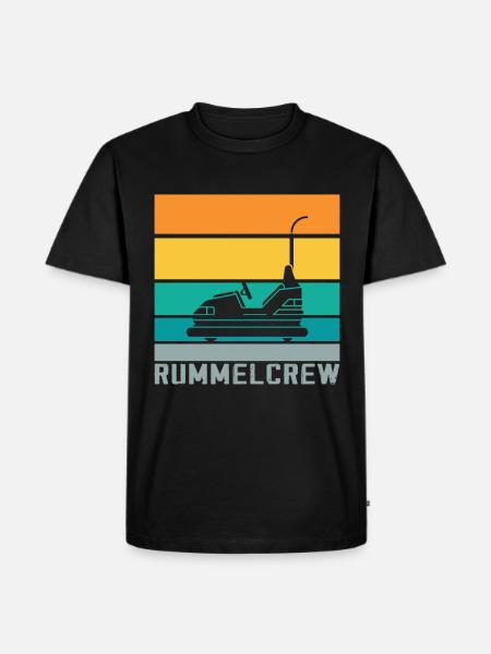 Freizeitpark Kirmes Rummel Autoscooter - Männer Premium Bio T-Shirt - Schwarz