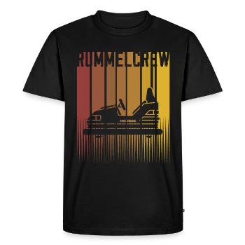 Amusement park, funfair, fair, bumper cars - Men's Premium Organic T-Shirt - black - Front - Nico (187cm)
